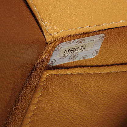 Chanel Calfskin Frame Handbag Beige 9 of 9