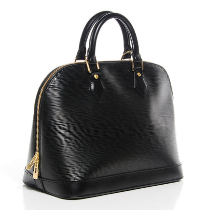 Louis Vuitton Epi Alma PM Black 3 of 7
