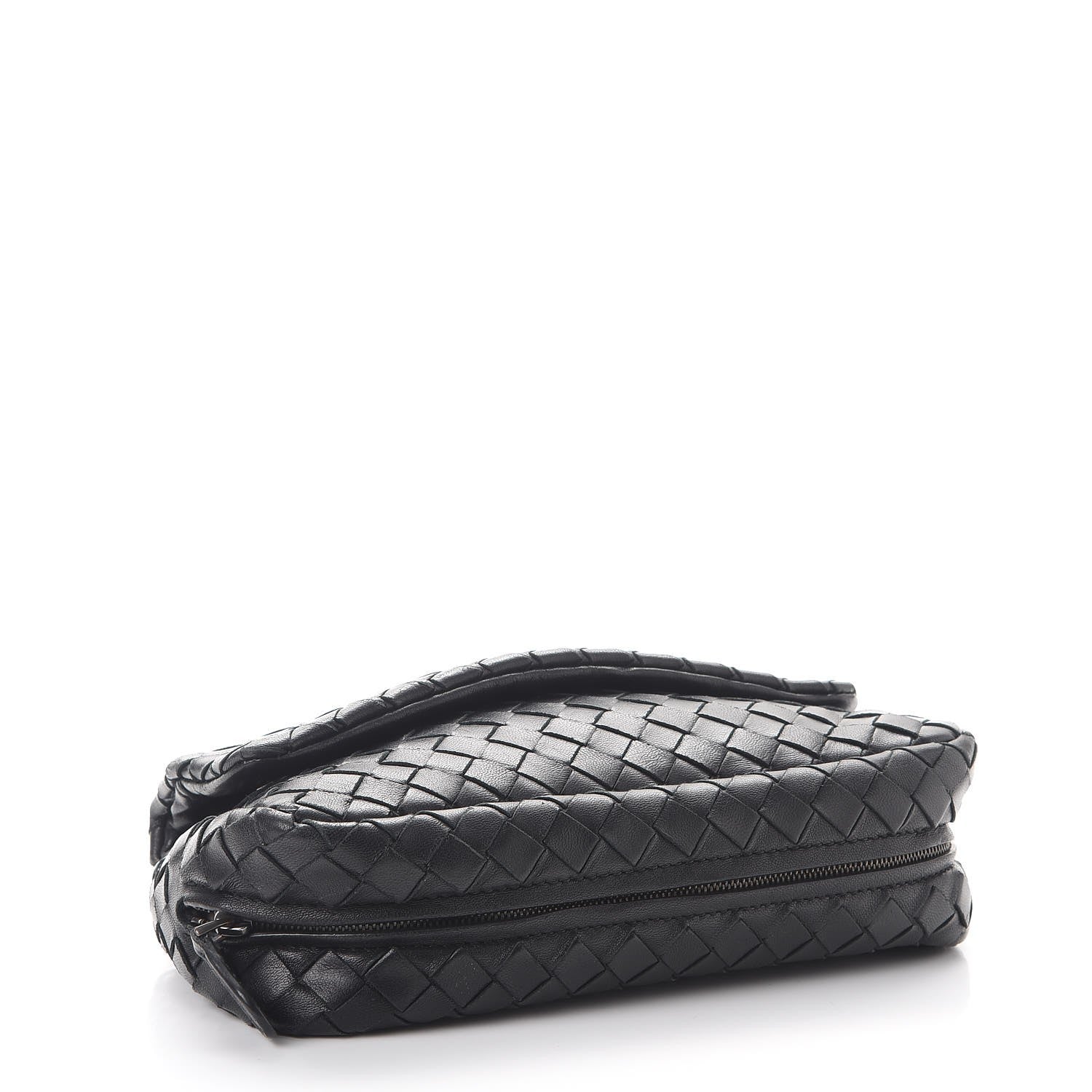 Bottega Veneta Nappa Intrecciato Mini Chain Messenger Black 5 of 11