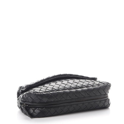 Bottega Veneta Nappa Intrecciato Mini Chain Messenger Black 5 of 11