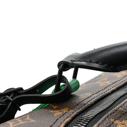 Louis Vuitton Monogram Macassar Keepall Bandouliere 50 Minty Green 11 of 11