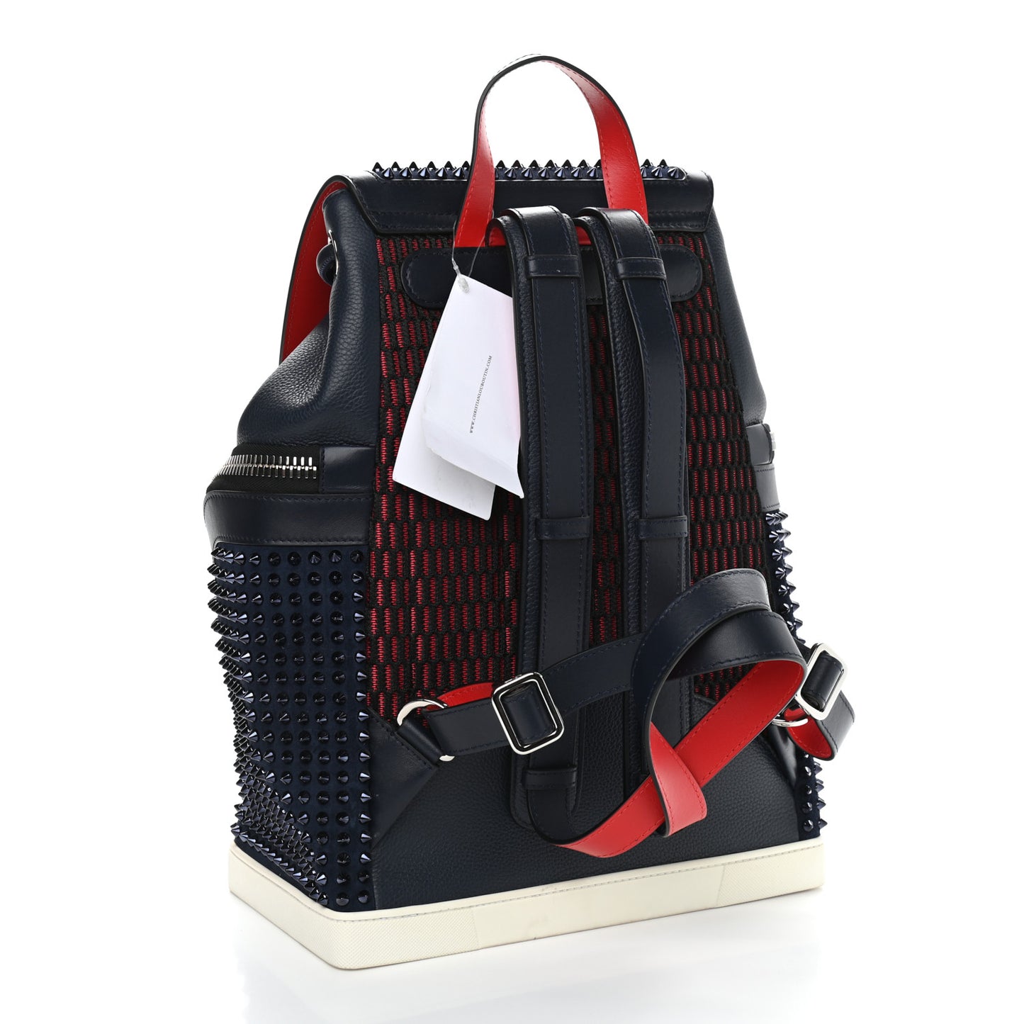 Calfskin Spiked Explorafunk Backpack Marine