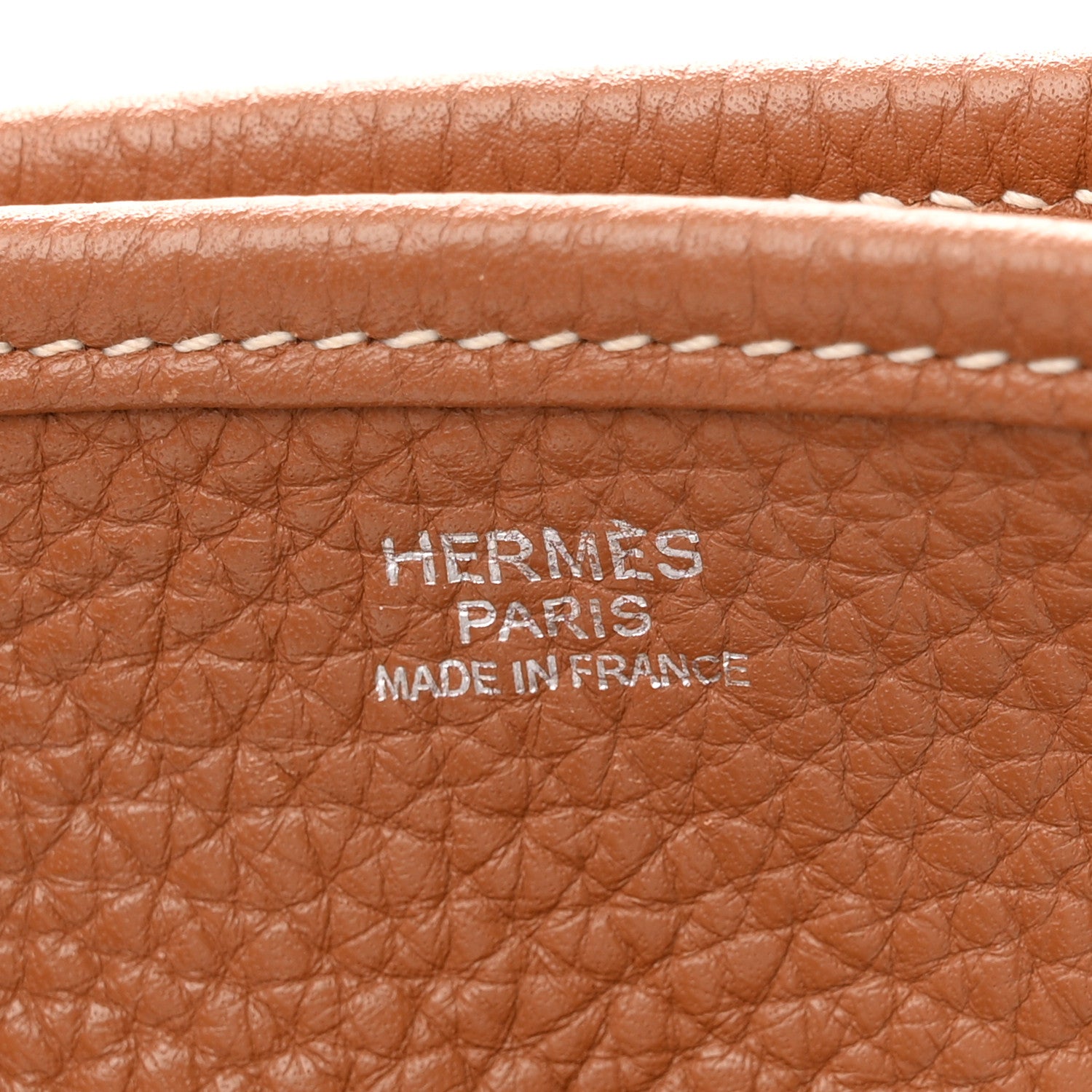 Hermes Taurillon Clemence Evelyne III PM Gold 6 of 10