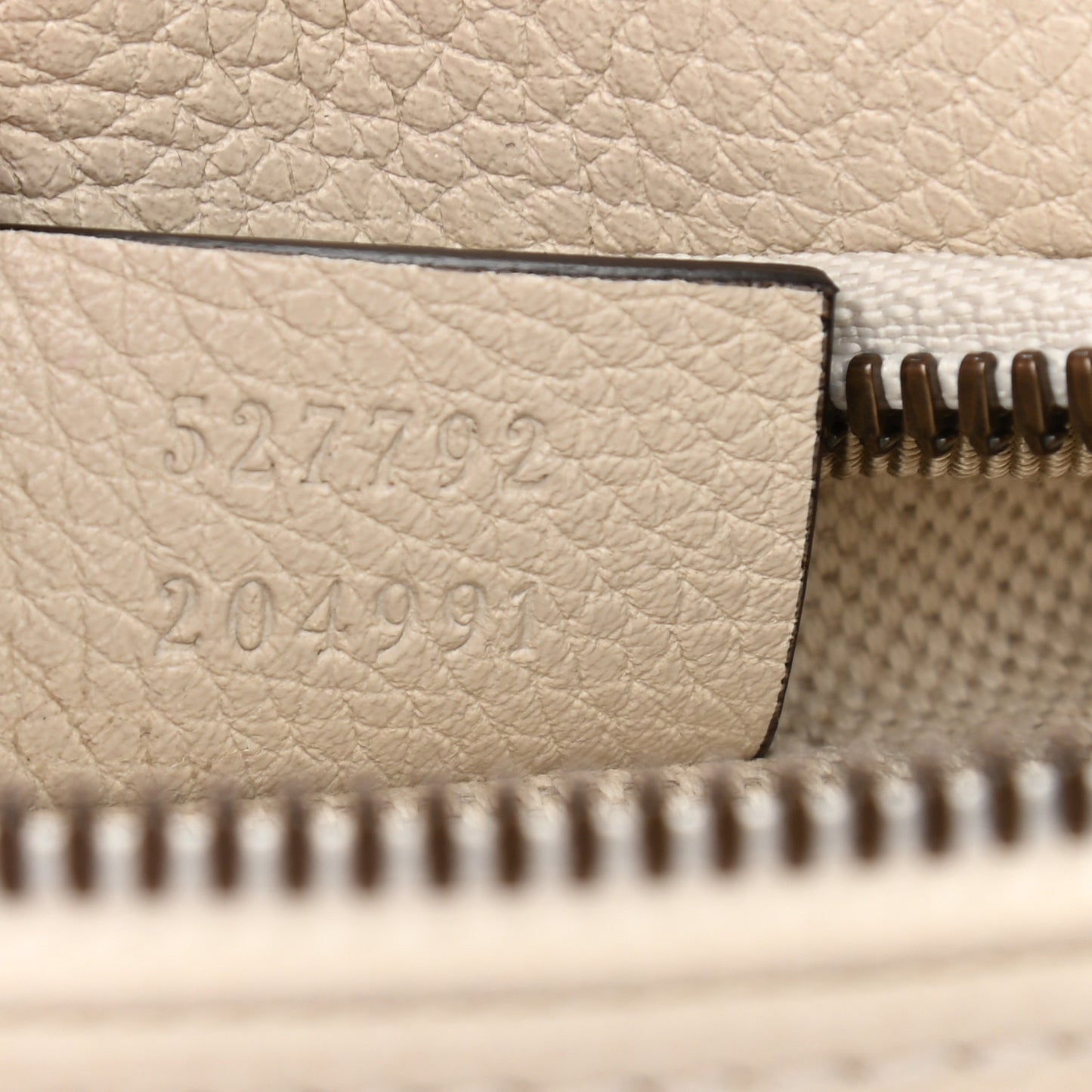 Grained Calfskin Small Logo Belt Bag White