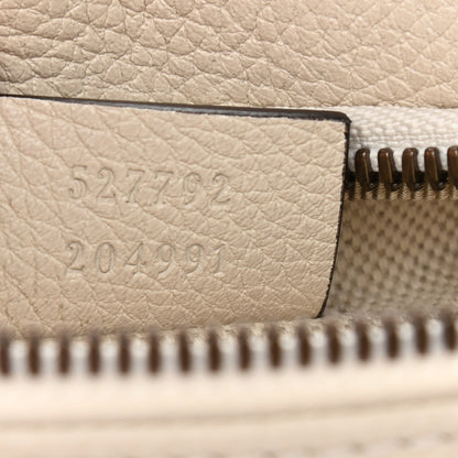 Gucci Grained Calfskin Small Logo Belt Bag White 7 of 9