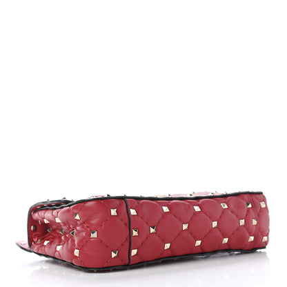Valentino Garavani Nappa Small Rockstud Spike Shoulder Bag Rosso Valentino 3 of 10