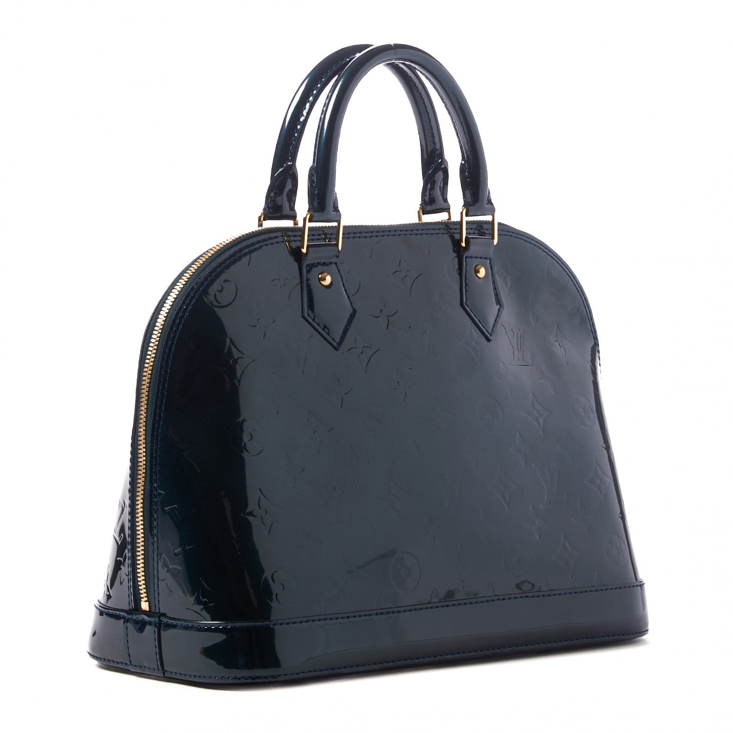 Louis Vuitton Vernis Alma PM Blue Nuit 2 of 8