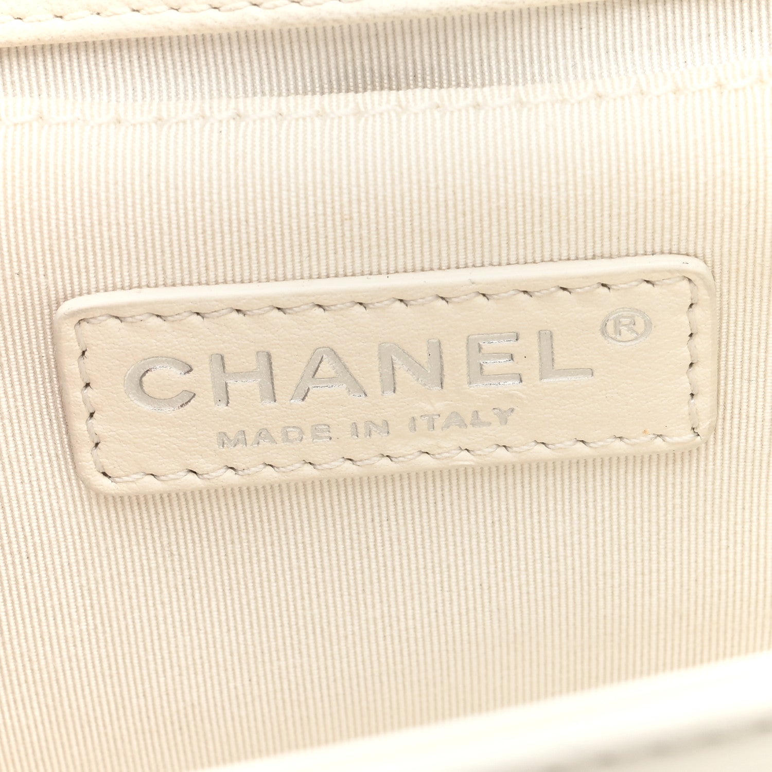 Chanel Calfskin Quilted Medium Boy Flap White 6 of 10