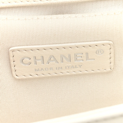 Chanel Calfskin Quilted Medium Boy Flap White 6 of 10