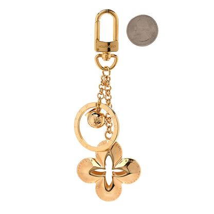 Louis Vuitton Metal Eclipse Bag Charm Key Holder Gold 2 of 3