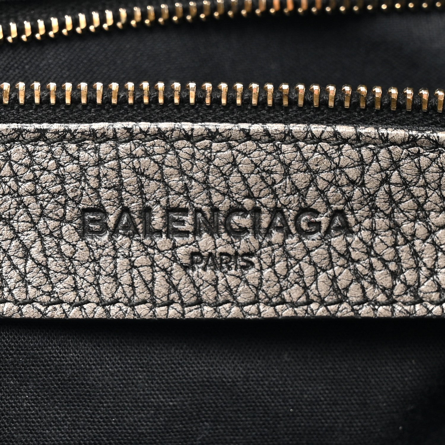 Balenciaga Grained Calfskin Classic Gold Hardware City Ombre Grey Gradient 6 of 14