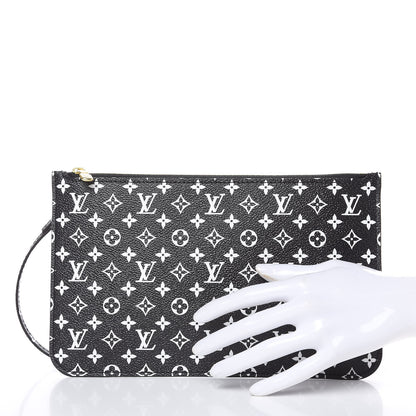 Louis Vuitton Monogram Giant Jungle Neverfull MM GM Pochette Black 2 of 6