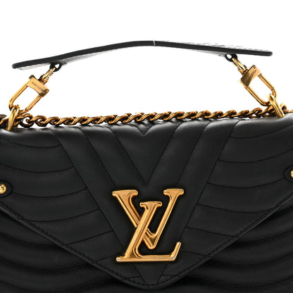 Louis Vuitton Calfskin New Wave Chain PM Black 8 of 12