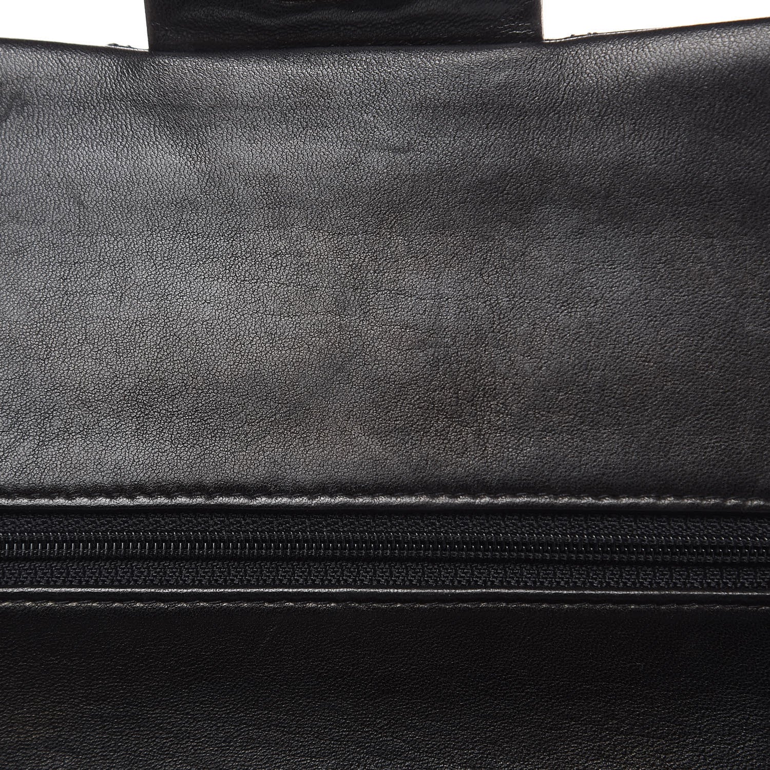Chanel Lambskin Quilted Medium Double Flap Black 13 of 15