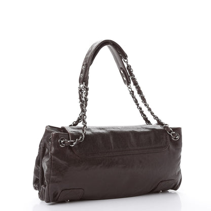Chanel Glazed Caviar Pocket In The City Tote Brown 3 of 9