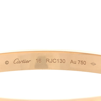 Cartier 18K Yellow Gold LOVE Bracelet 16 3 of 5