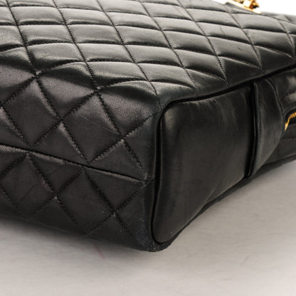 Chanel Lambskin Quilted Camera Case Black 9 of 9