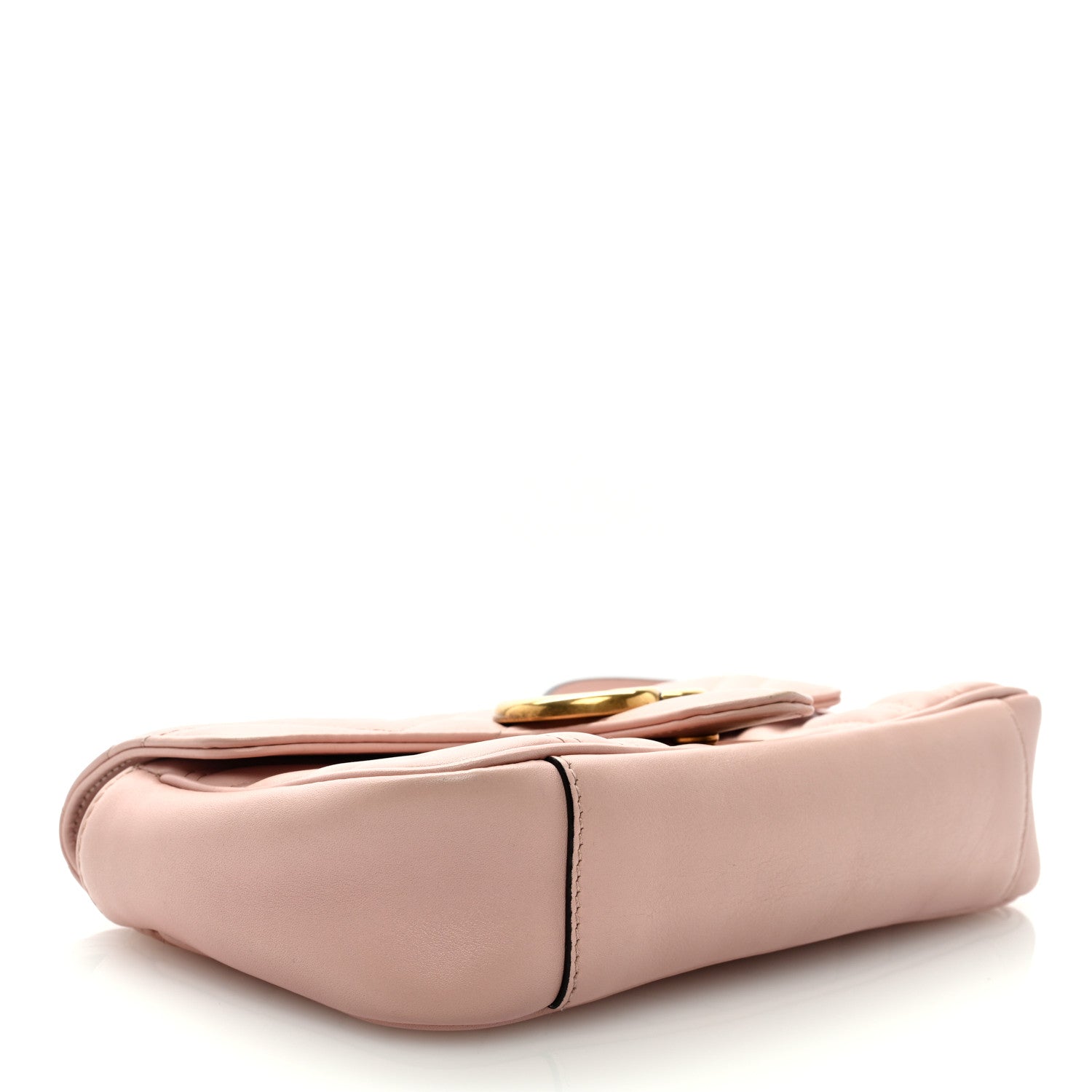 Gucci Calfskin Matelasse Mini GG Marmont Shoulder Bag Perfect Pink 4 of 9