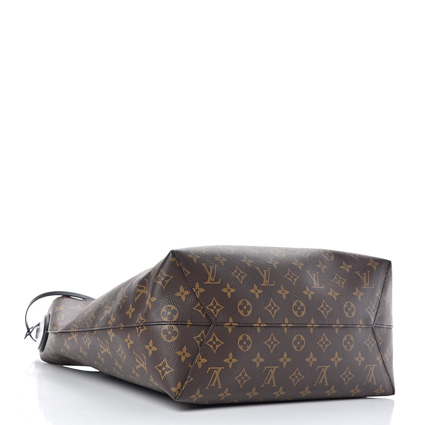 Monogram Flower Hobo Black