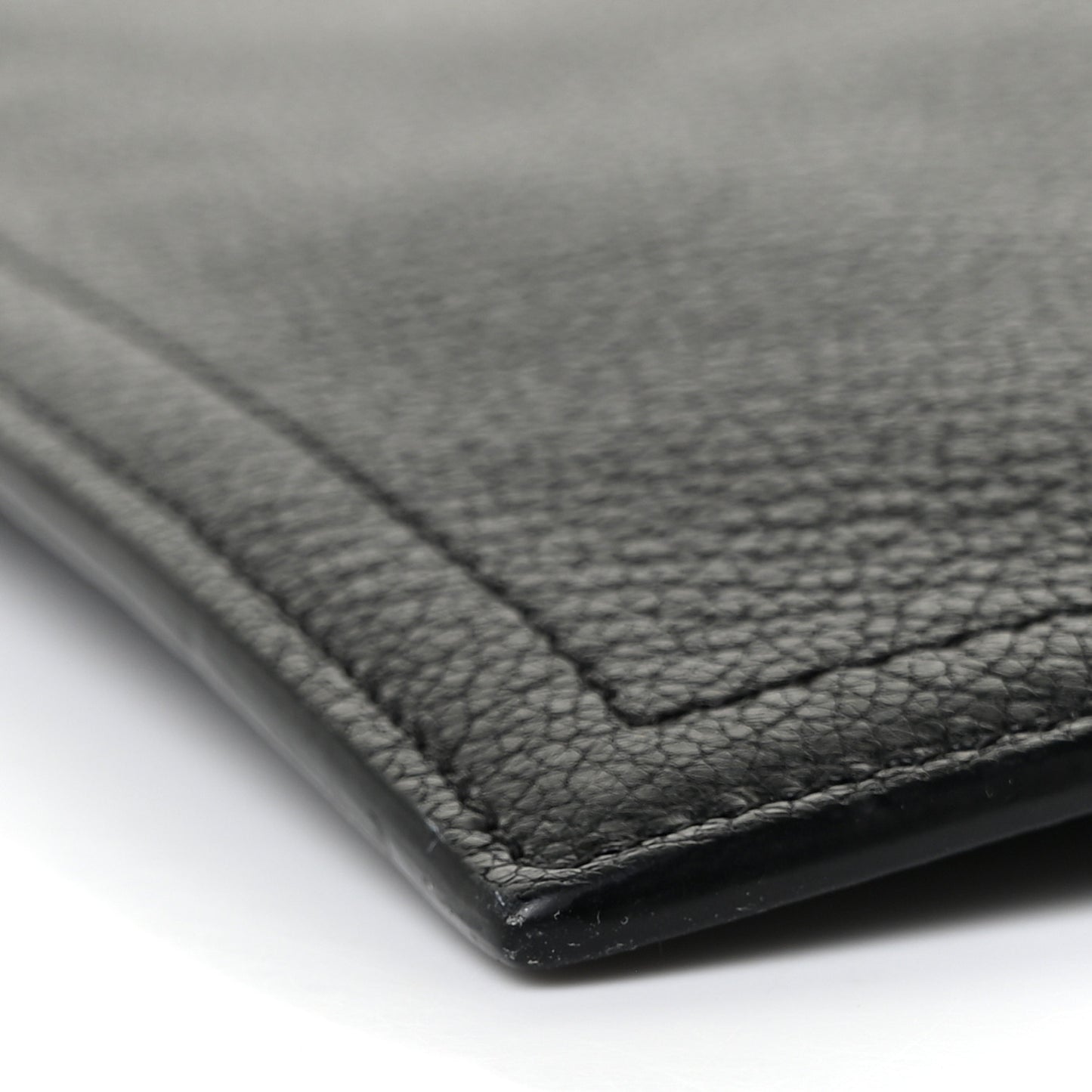 Sugar Goatskin Medium Antigona Pouch Black
