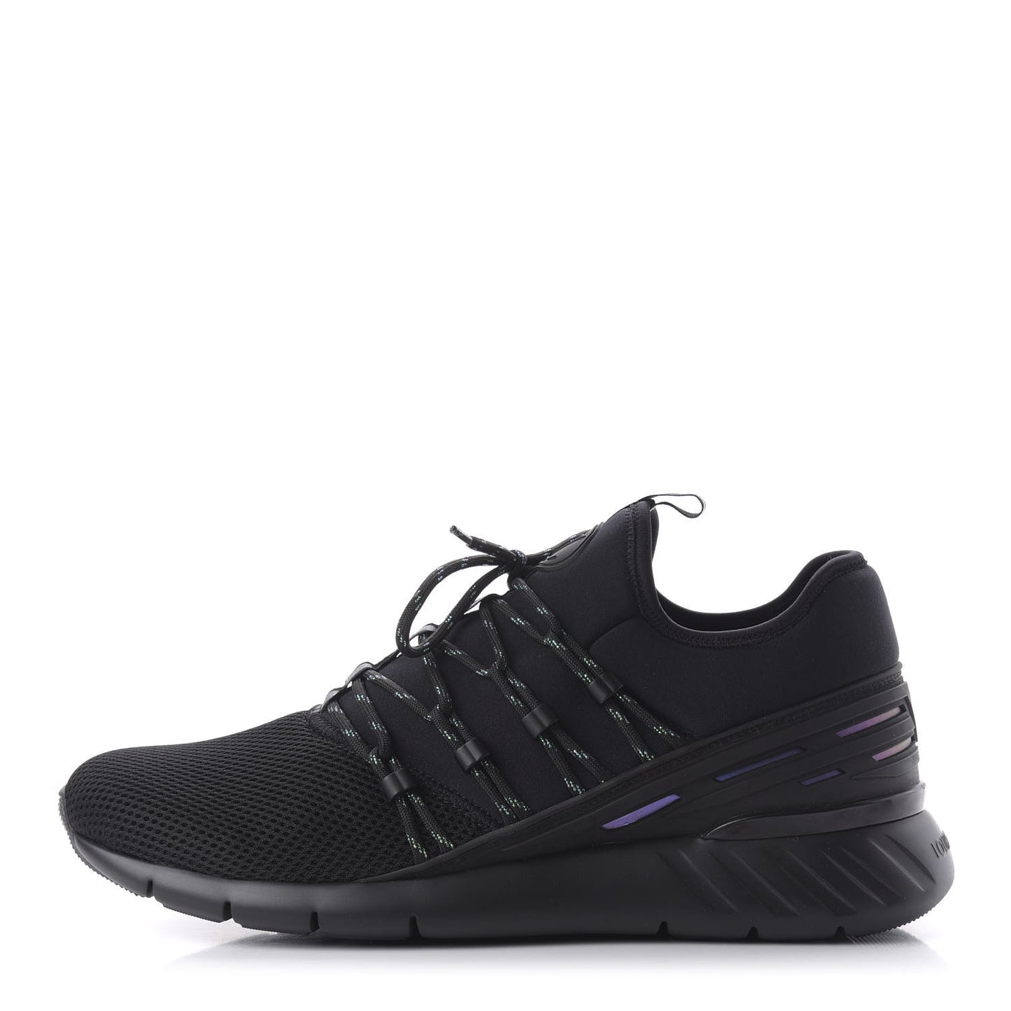 Neoprene Mesh Rubber Fastlane Low Sneakers 10 Black