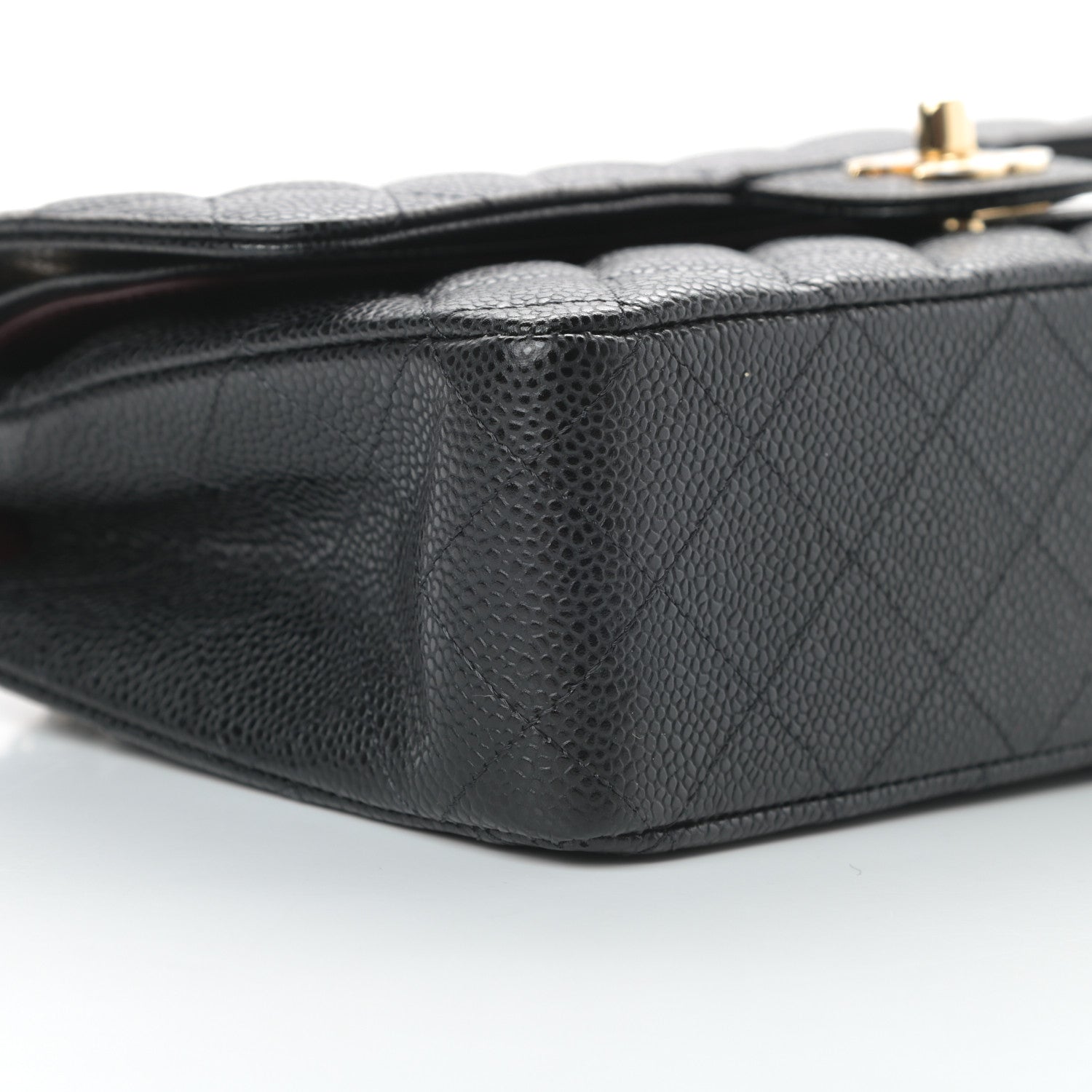 Chanel Caviar Quilted Medium Double Flap Black 9 of 11