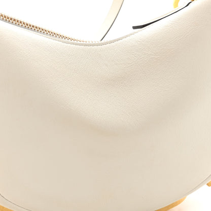 Fendi Vitello Grace Matte Mini Fendigraphy Hobo Bag White Ice 12 of 16