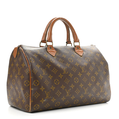 Louis Vuitton Monogram French Company Speedy 35 3 of 33