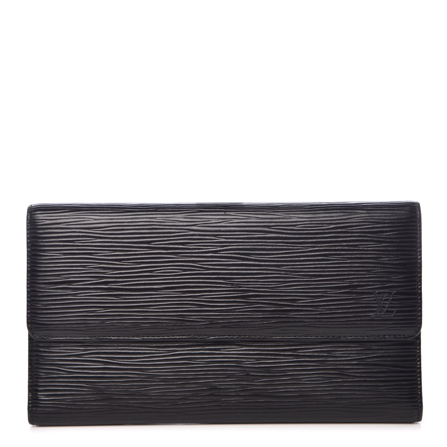 Louis Vuitton Epi Porte Tresor International Wallet Black 1 of 7