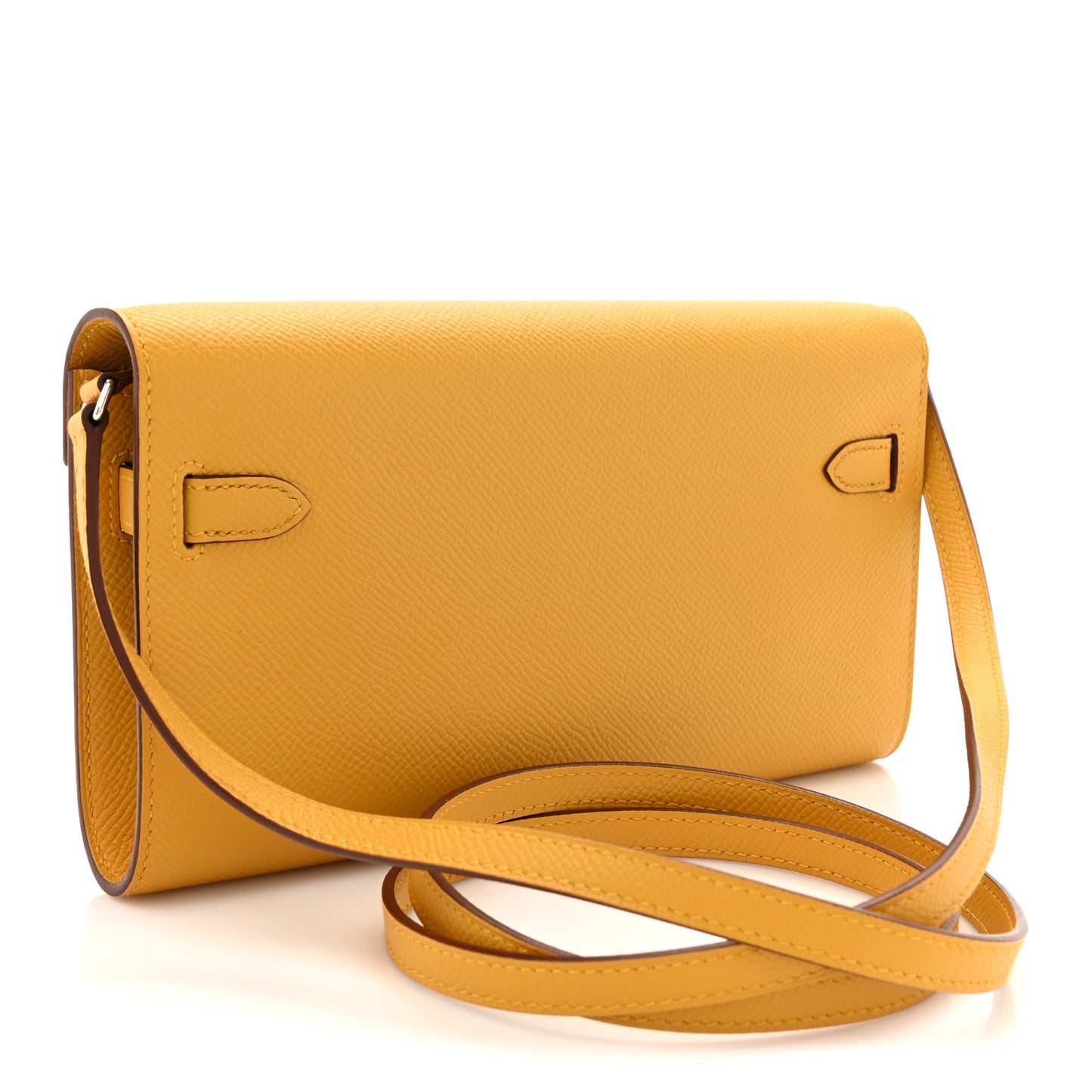 Epsom Kelly Wallet To Go Jaune Ambre