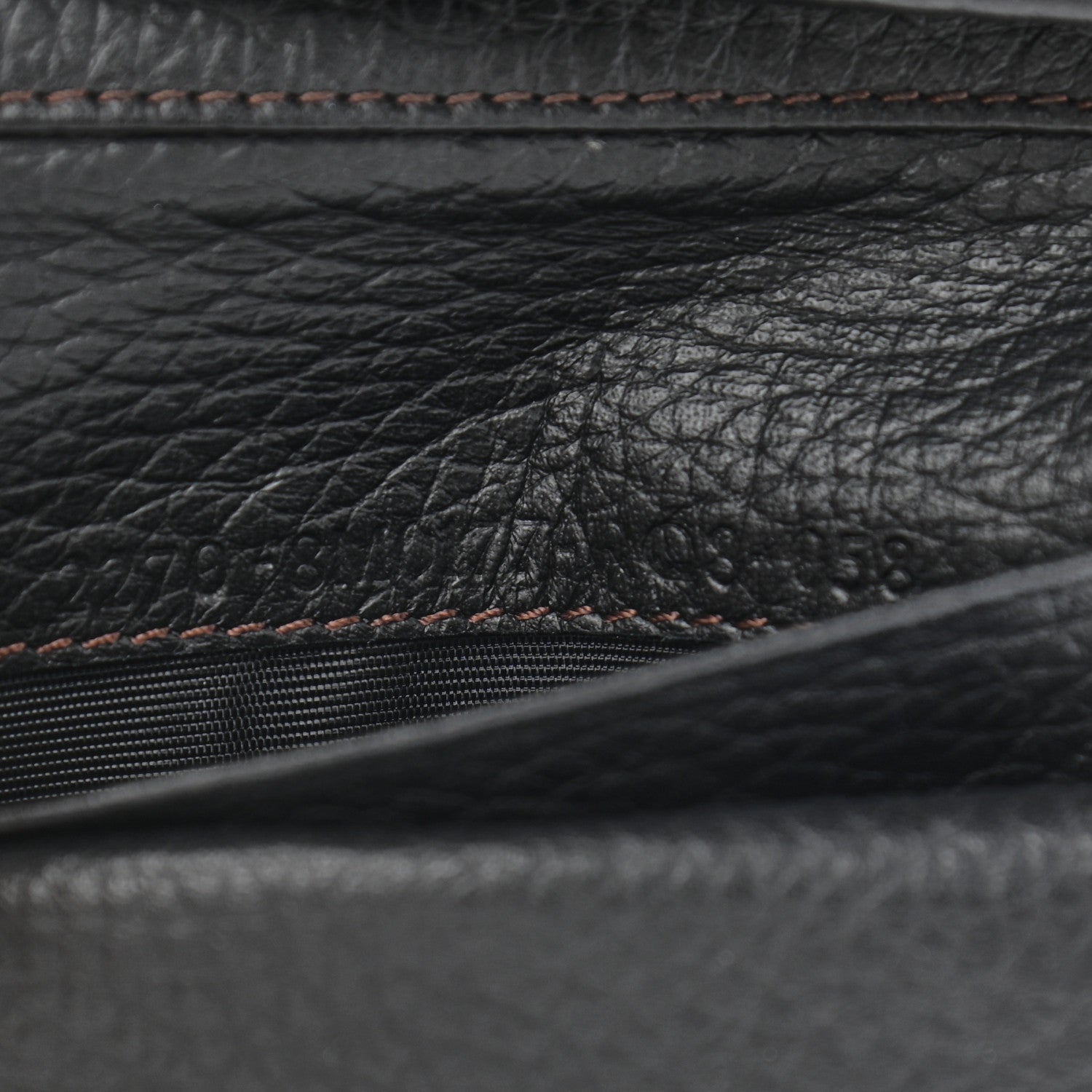 Fendi Zucchino Tri-Fold Envelope Wallet Black 8 of 9
