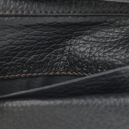 Fendi Zucchino Tri-Fold Envelope Wallet Black 8 of 9