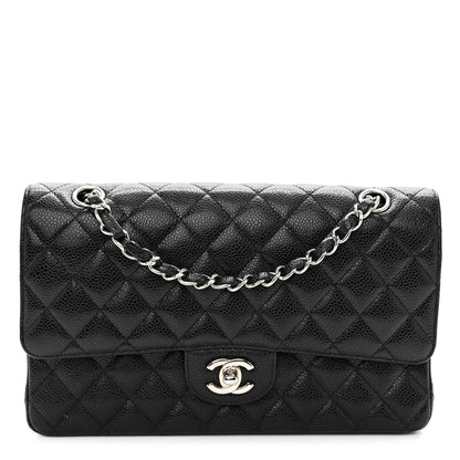 Chanel Caviar Quilted Medium Double Flap Black 1 of 11