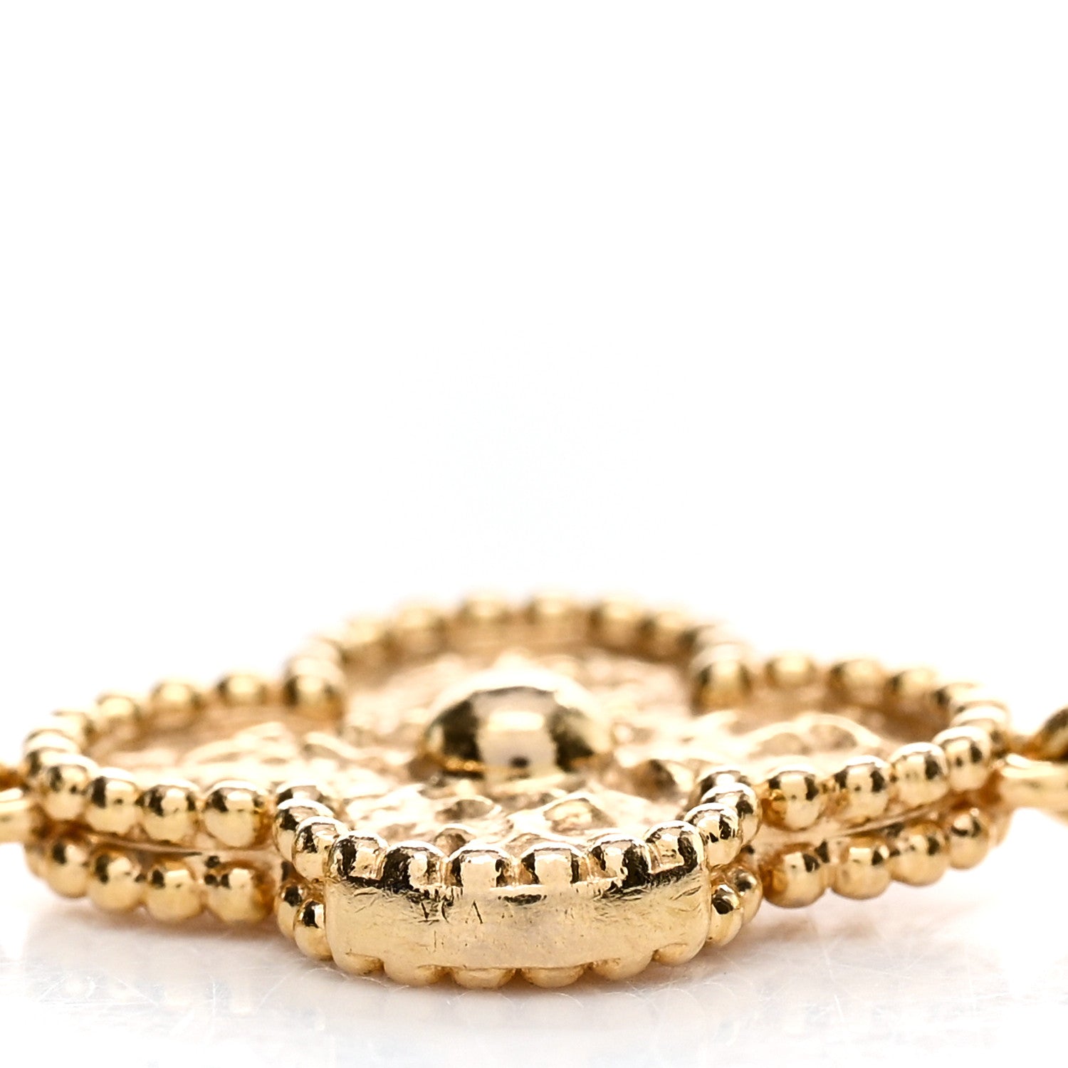 Van Cleef & Arpels VAN CLEEF & ARPELS 18K Yellow Gold 5 Motifs Vintage Alhambra Bracelet 3 of 4