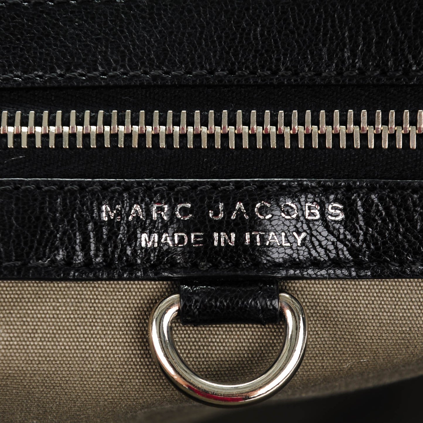 Lacquered Goatskin Quilted Karlie Satchel Black