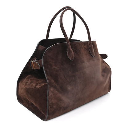 The Row Suede Soft Margaux 17 Mocha 3 of 9