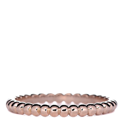Van Cleef & Arpels 18K Rose Gold Small Perlee Ring 48 4.5 3 of 6