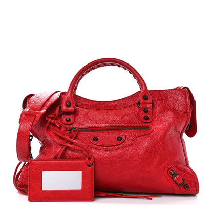 Balenciaga Agneau Classic Hardware City Rouge Coquelicot 1 of 10