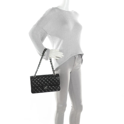 Chanel Caviar Quilted Medium Double Flap Black 2 of 8