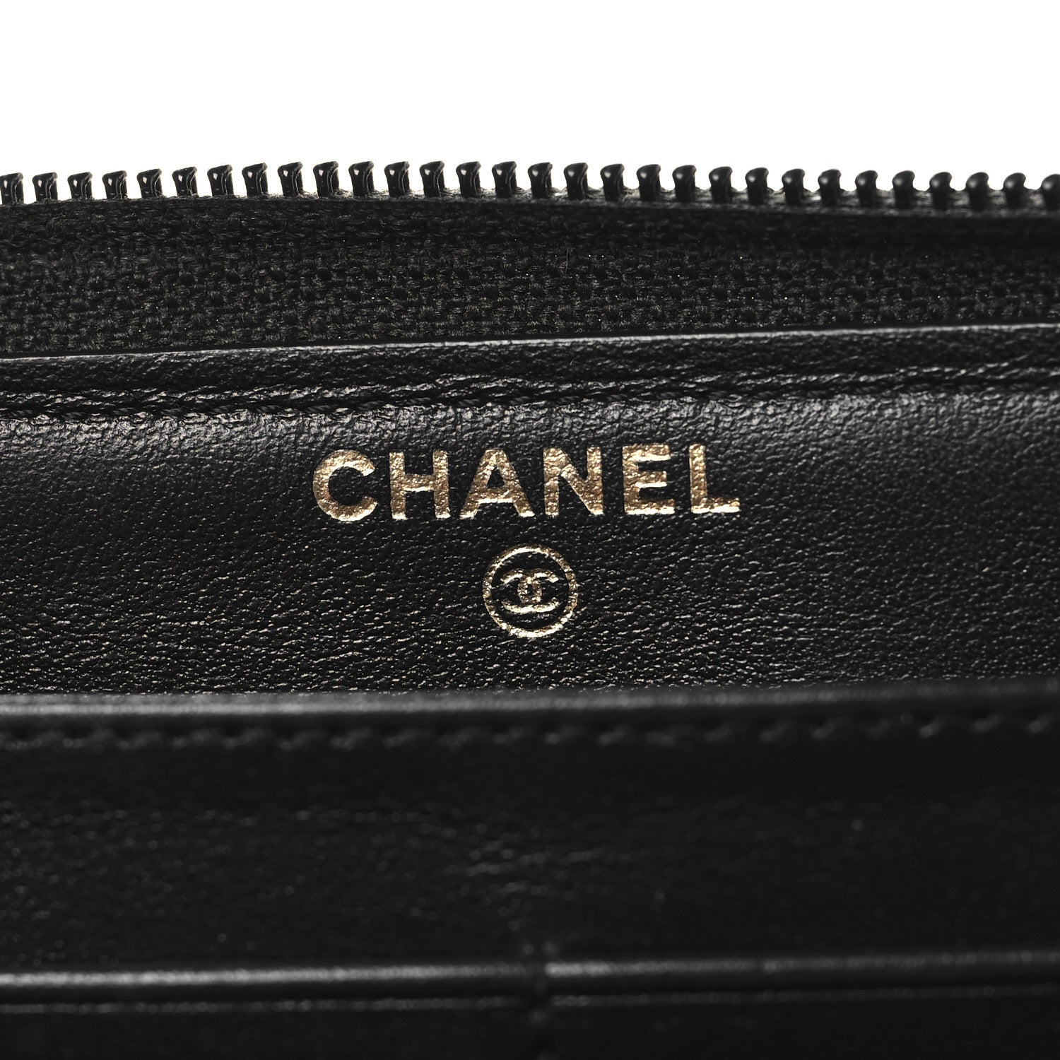 Chanel Caviar Quilted Boy Long Zip Around Wallet Black 6 of 8
