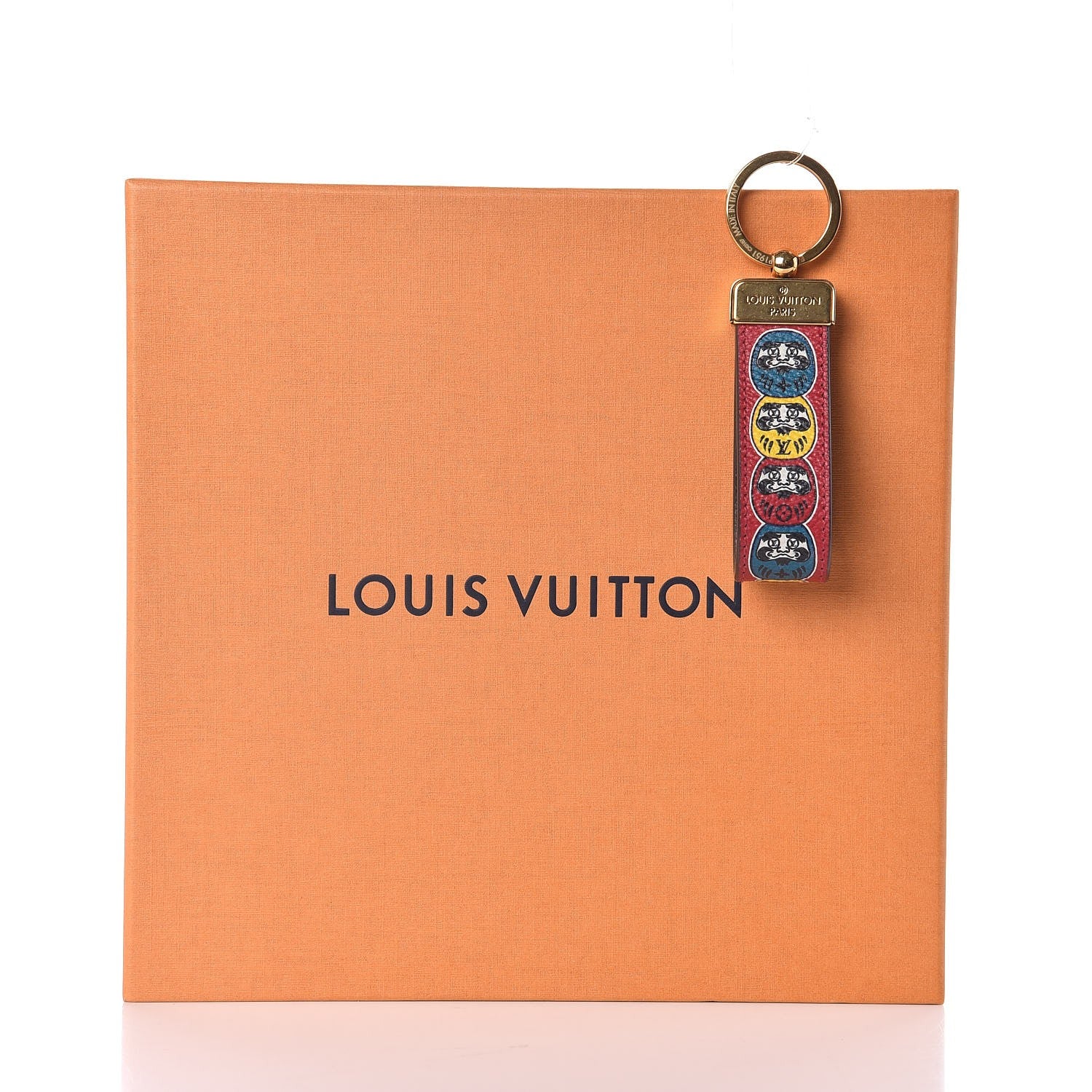 Louis Vuitton Monogram Illustre Kabuki Dragonne Key Ring 4 of 4