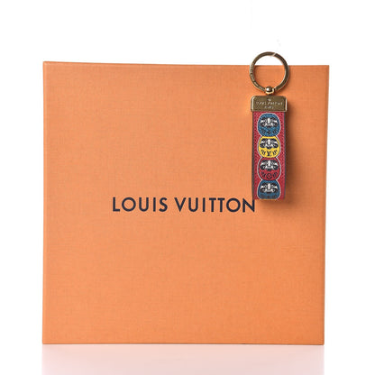 Louis Vuitton Monogram Illustre Kabuki Dragonne Key Ring 4 of 4