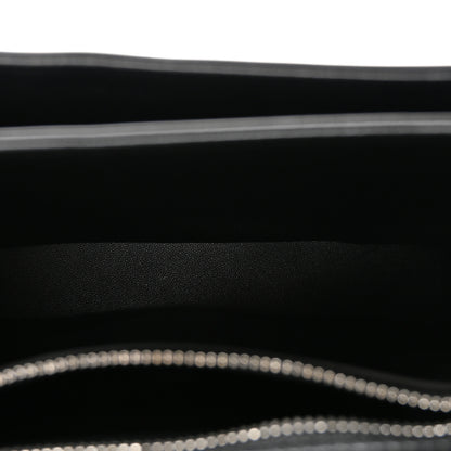 Celine Calfskin Besace Clea Chain Triomphe Black 5 of 10