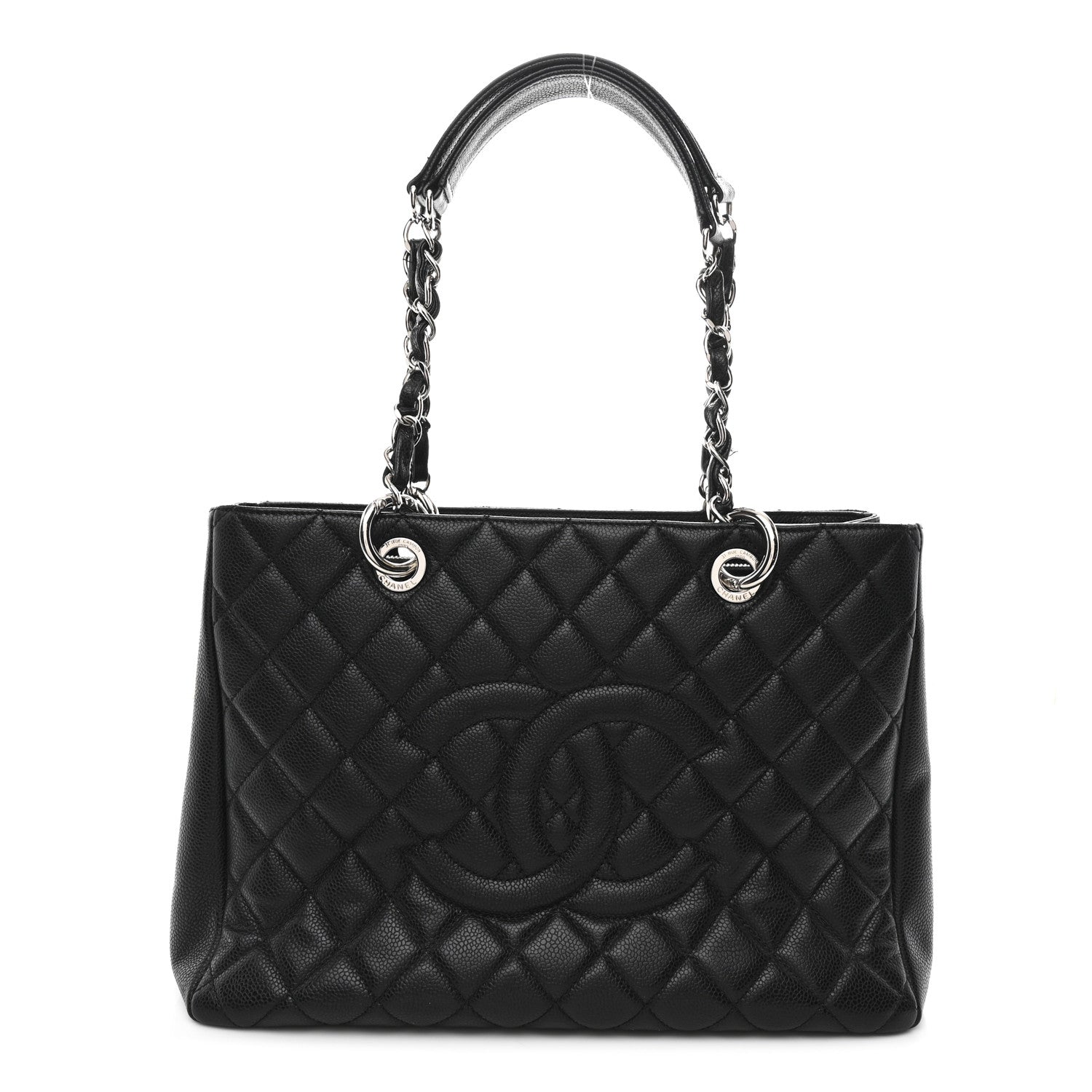 Chanel Caviar Quilted Grand Shopping Tote GST Black 1 of 14