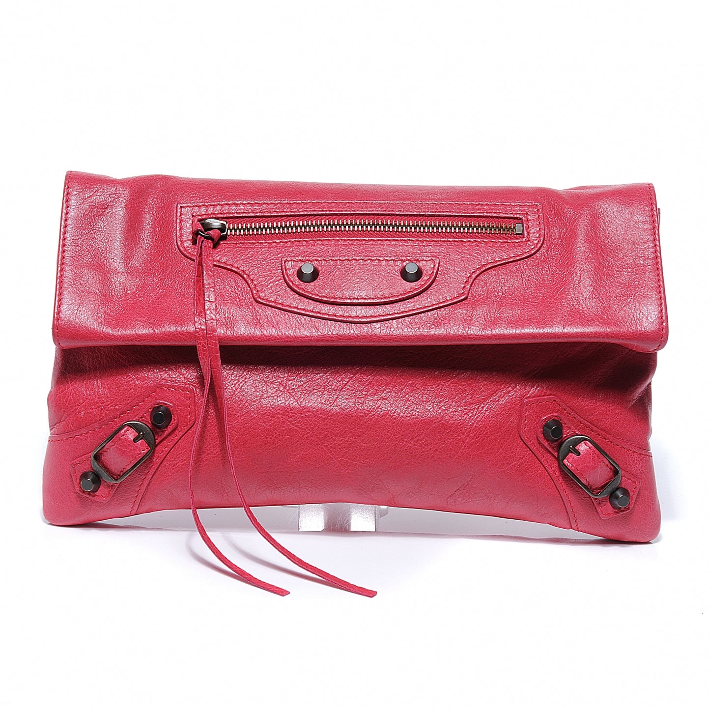 Agneau Envelope Clutch Rose Thulian