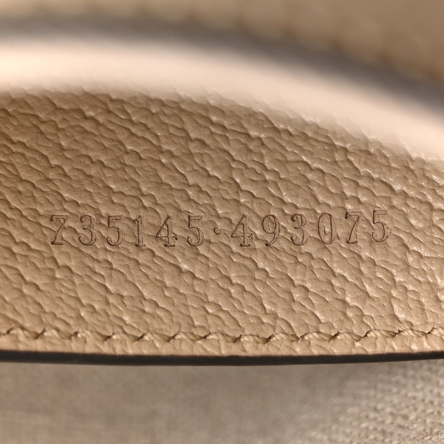GG Supreme Monogram Textured Dollar Calfskin Small Ophidia Hobo Beige Mystic White Oatmeal