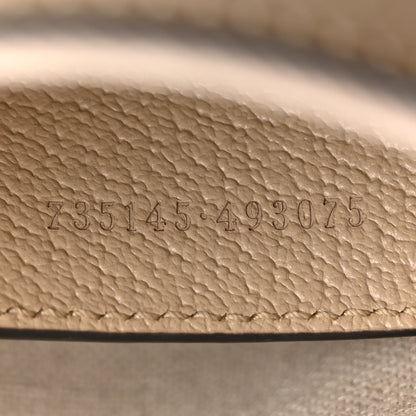 Gucci GG Supreme Monogram Textured Dollar Calfskin Small Ophidia Hobo Beige Mystic White Oatmeal 7 of 10