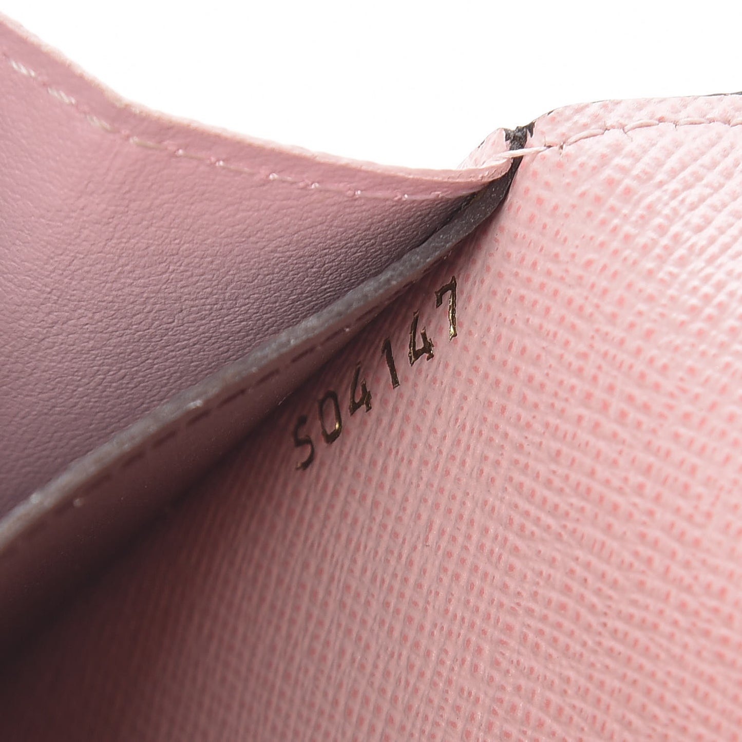 Monogram Emilie Wallet Rose Ballerine