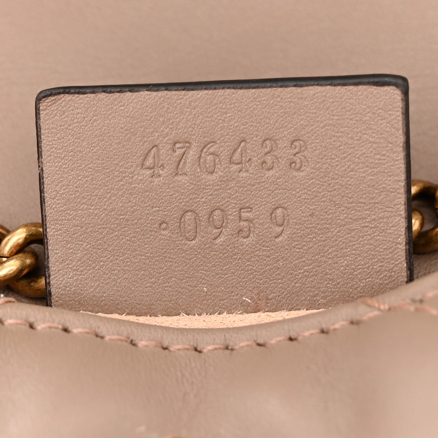 Calfskin Matelasse Super Mini GG Marmont Shoulder Bag Porcelain Rose