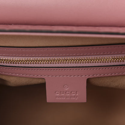 Gucci Guccissima Signature Small Padlock Top Handle Bag Rose Baby Candy 8 of 10